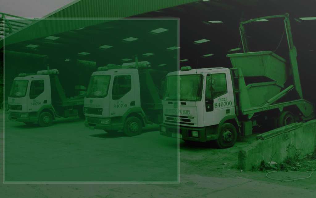 skip hire trucks at Bath Recycling Skips